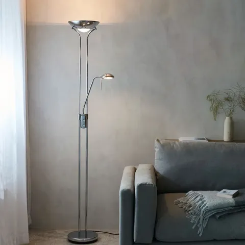 BOXED CHARLIE 180cm UPLIGHTER FLOOR LAMP (1 BOX)