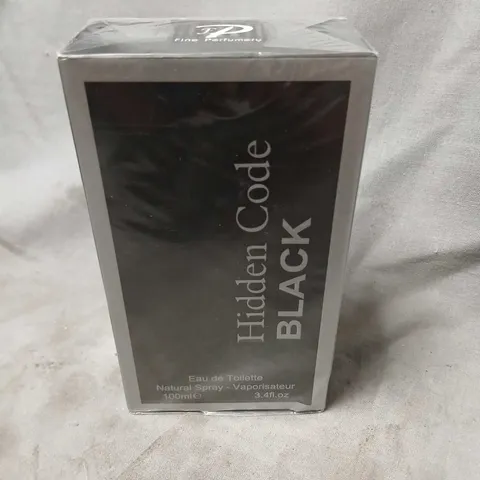 BOXED AND SEALED HIDDEN CODE BLACK EAU DE TOILETTE 100ML