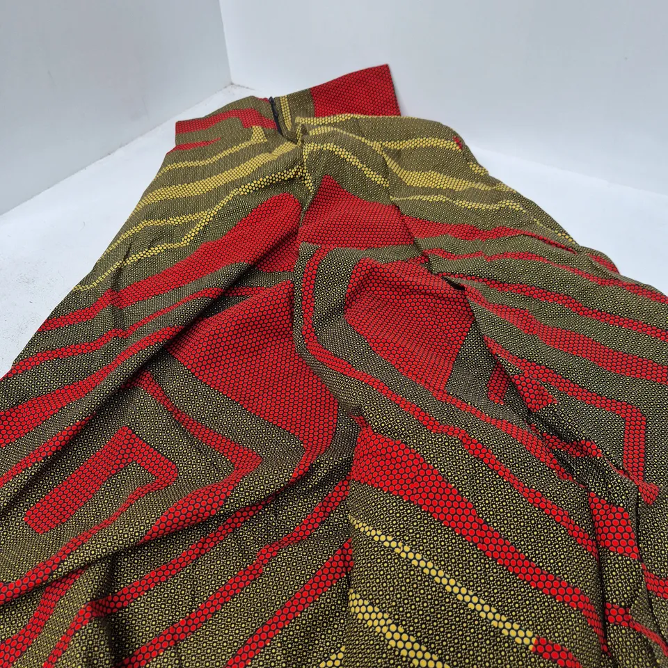 NABORHI African Wax Print Garment – 100% Cotton, UK Size 14, Made in Nigeria
