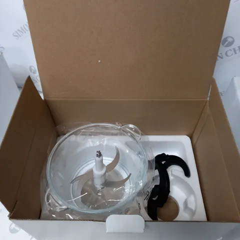 6X BOXED TORNADO BY BRAVA CUCINA PROFESSIONAL FOOD CHOPPER, SPARE BOWLS AND BLADES 
