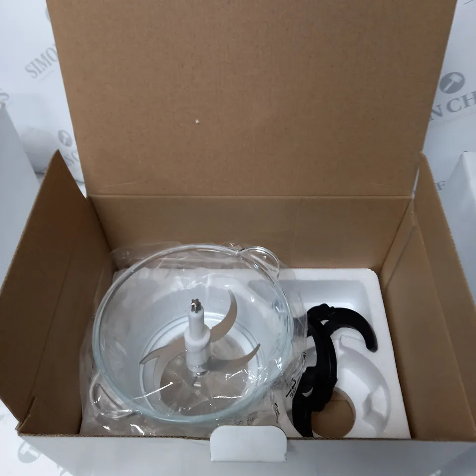 6X BOXED TORNADO BY BRAVA CUCINA PROFESSIONAL FOOD CHOPPER, SPARE BOWLS AND BLADES 