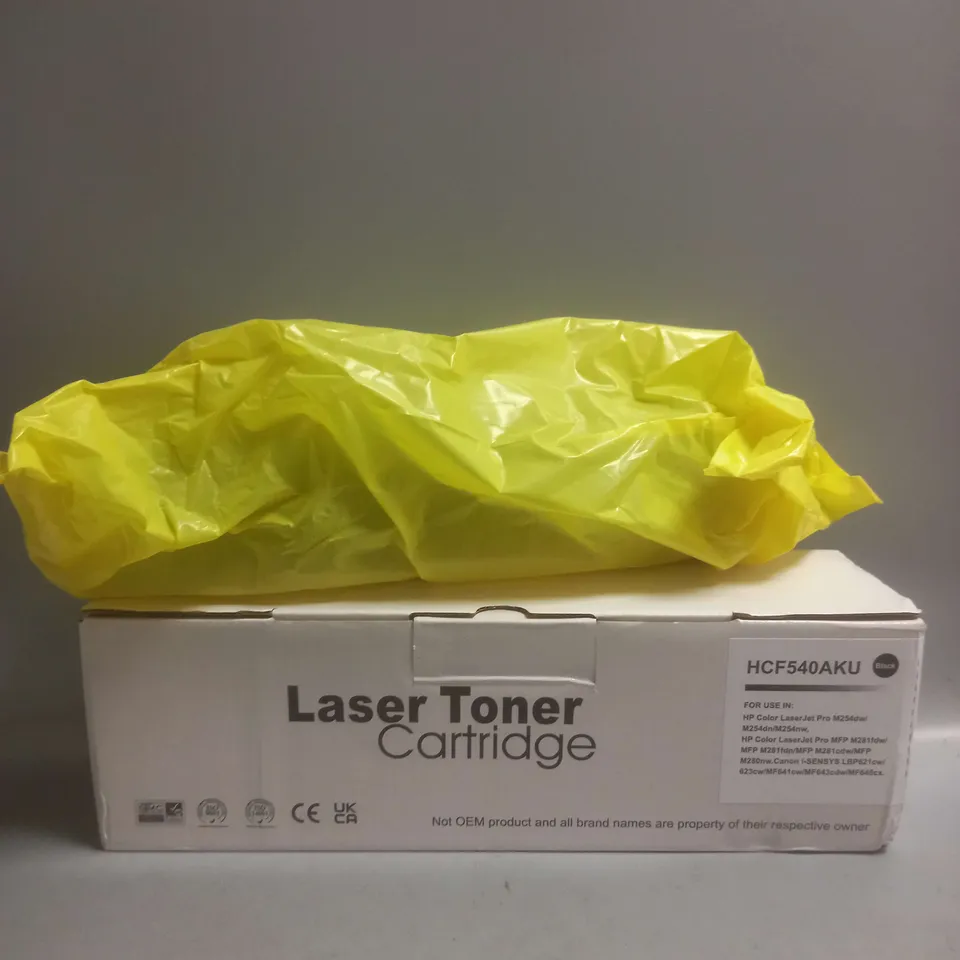 BOXED LASER TONER CARTRIDGE FOR HP COLOUR LASERJET PRO IN BLACK