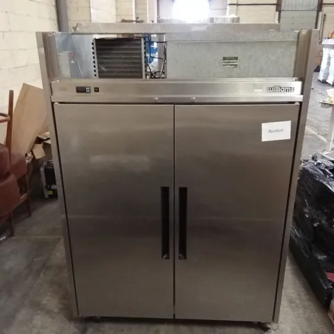 WILLIAMS HJ2SS STAINLESS STEEL DOUBLE DOOR REFRIGERATOR 