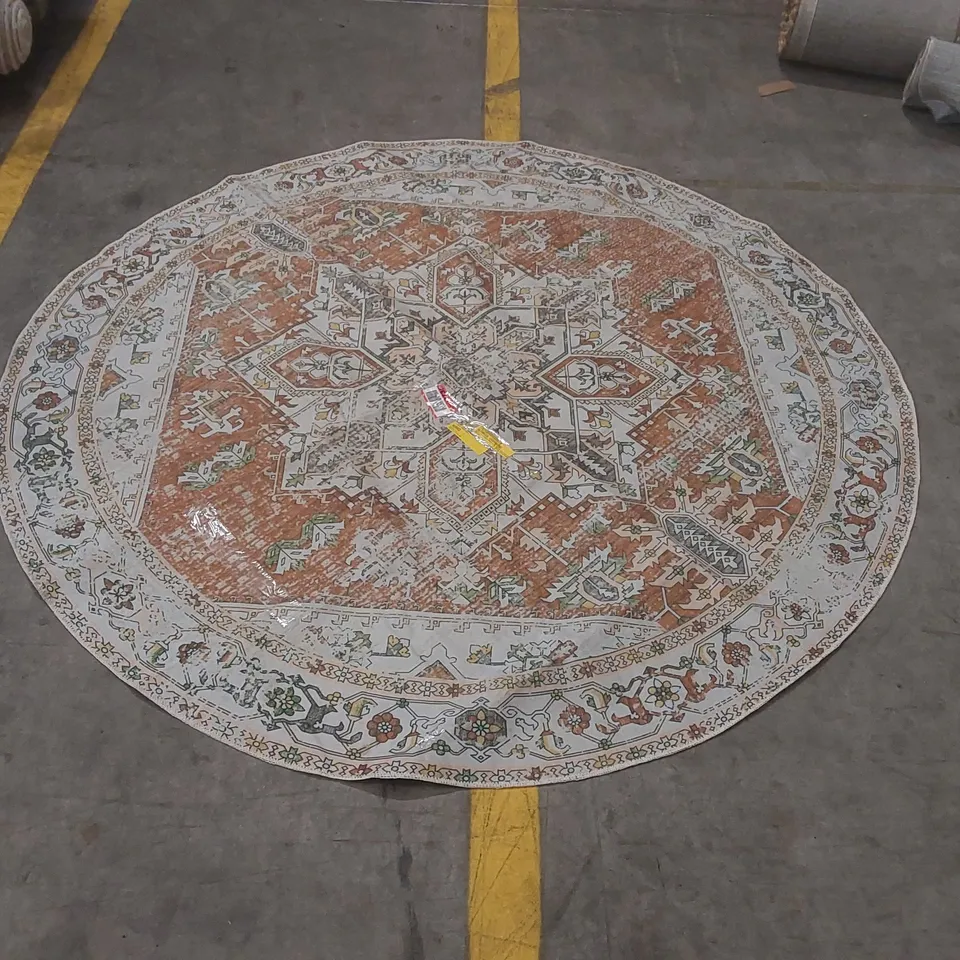 QUALITY ARIZONA ORIENTAL MACHINE WASHABLE NON-SLIP AREA RUG - 183cm D