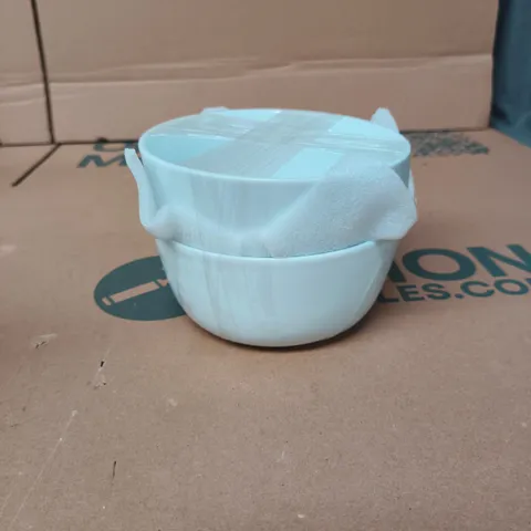 4 X WHITE MALACASA PORCELAIN BOWLS
