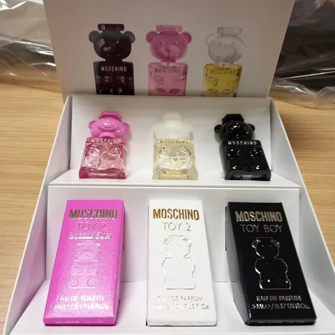 BOXED MOSCHINO MINIATURE COLLECTION