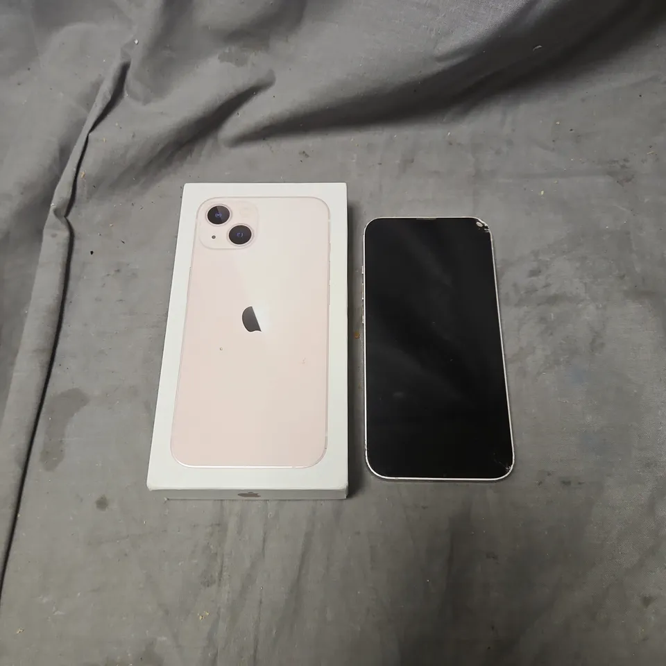 APPLE IPHONE 13 – BOXED, DAMAGED (REAR GLASS CRACKED)