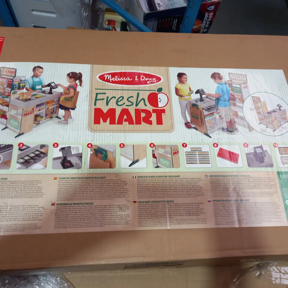 BOXED MELISSA & DOUG FRESH MARKET GROCERY STORE RRP £258