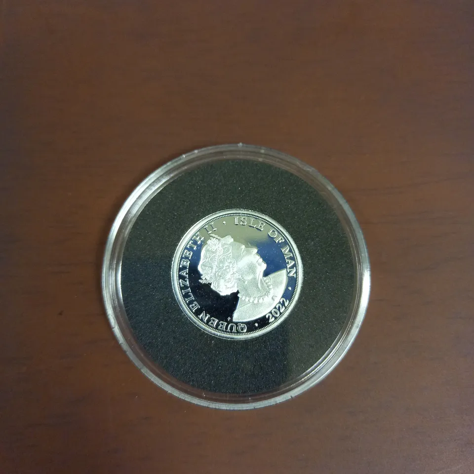 BOXED BRITISH ISLES 2022 CHRISTMAS SILVER PROOF SOVEREIGN 