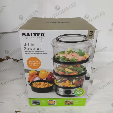 SALTER 3-TIER STEAMER