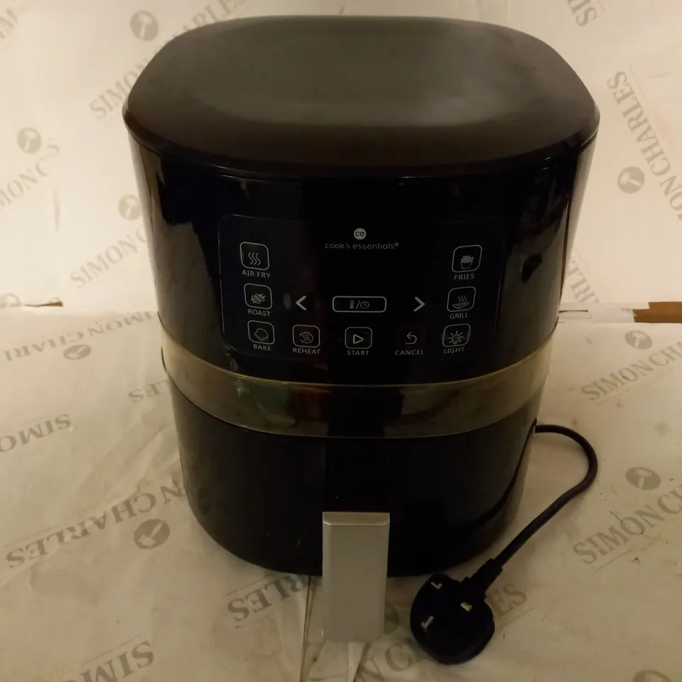 OUTLET COOK'S ESSENTIALS 4.0L AIR FRYER - BLACK
