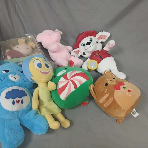 ASSORTED PLUSH TOYS LOT – SOFT TOYS COLLECTION (MULTIPLE CHARACTERS)