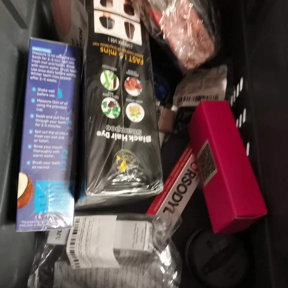 APPROXIMATEY 20 ASSORTED HEALTH AND BEAUTY PRODUCTS TO INCLUDE - ACWELL LICORICE CLEANSING TONER - AKT DEODORANT BALM - DR SQUATCH SOAP - ETC