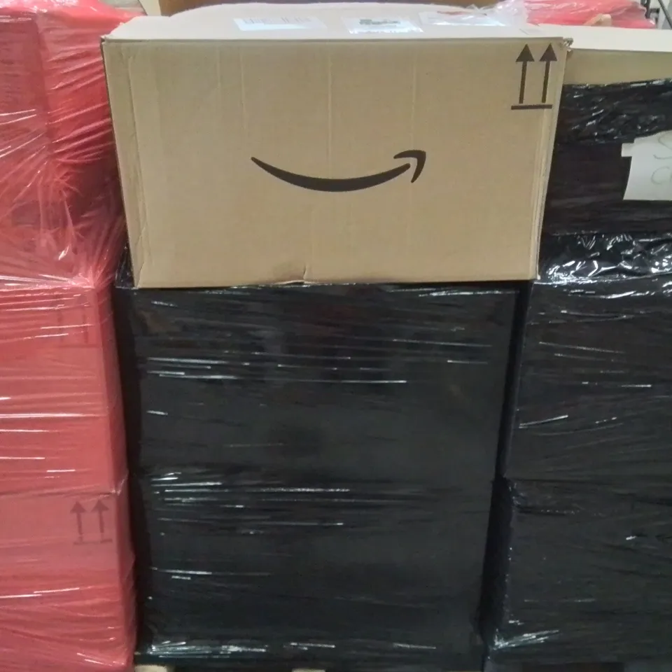 PALLET TO CONTAIN AN ASSORTMENT OF HOUSEHOLD ITEMS TO INCLUDE CHILDREN'S GAMES, FACIAL CLEANING BRUSH, DEWALT TSTAK FOAM AND TOILETRIES ECT