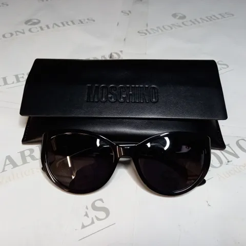 MOSCHINO WOMENS BLACK CAT EYE SUNGLASSES