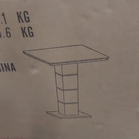 BOXED DELTA SQUARE DINING TABLE - 900mm X 900mm (3 BOXES)