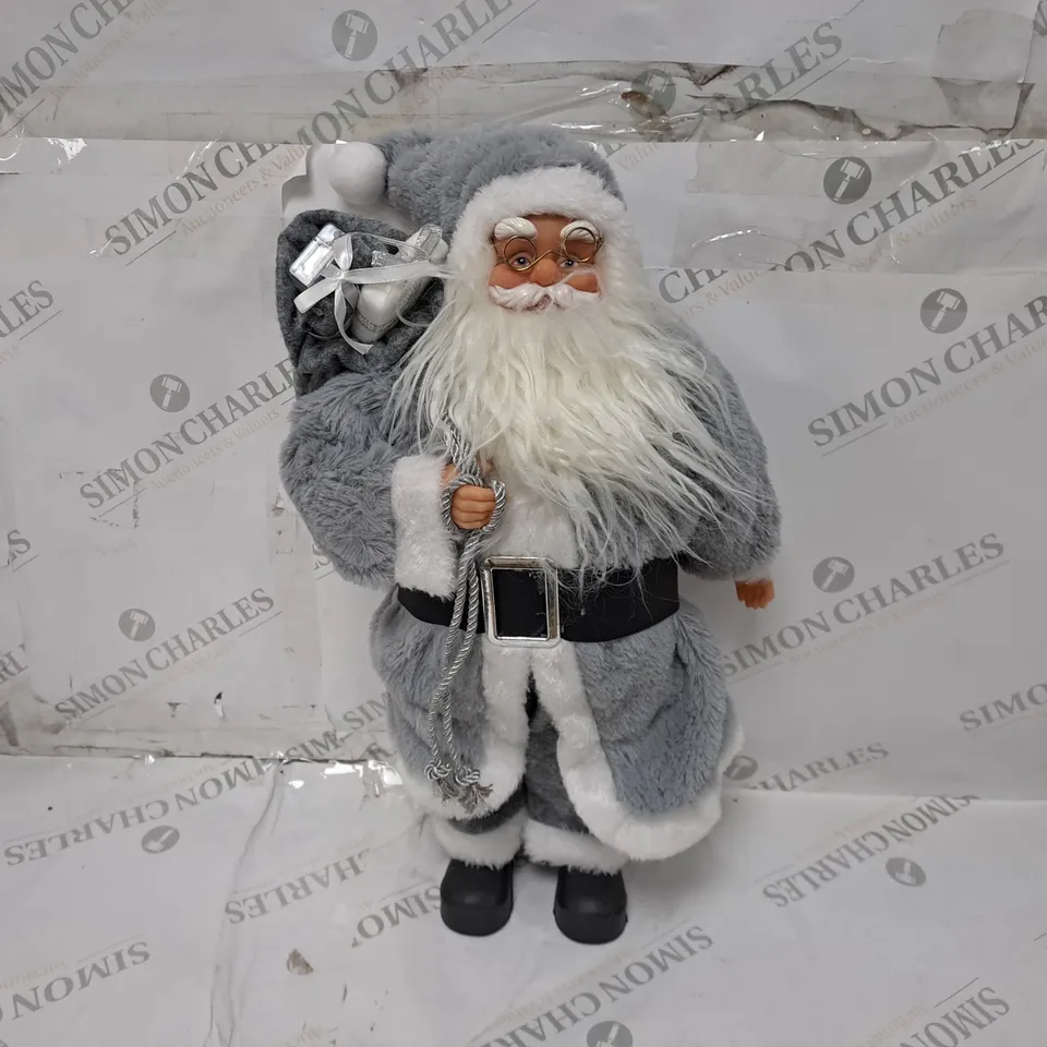 FESTIVE STANDING SANTA 43CM X 63CM