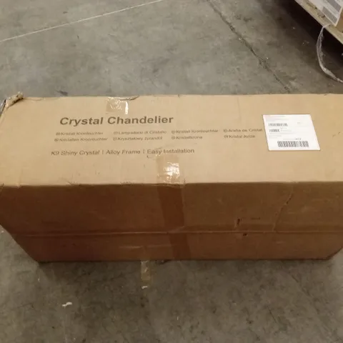 BOXED CRYSTAL CHANDELIER CEILING LIGHT (1 BOX)