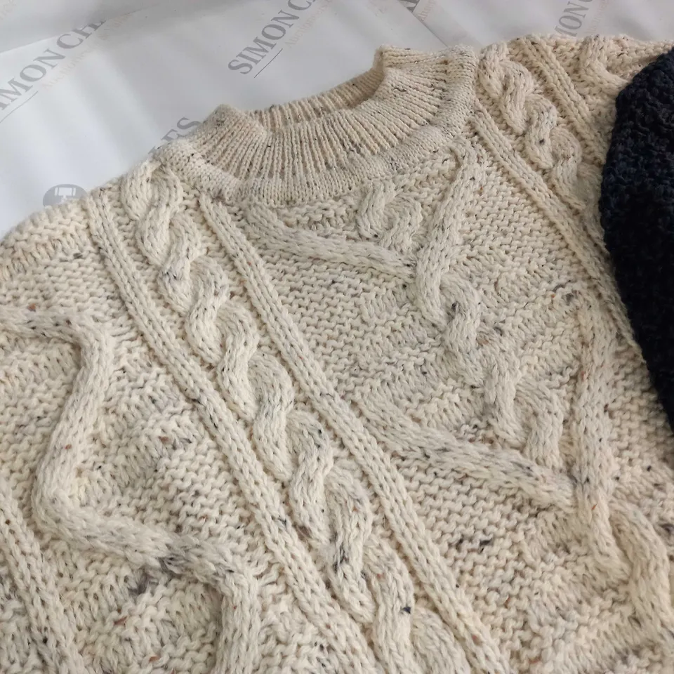 LOT OF 12 NAF NAF WOOL KNIT JUMPERS - SIZE UNSPECIFIED