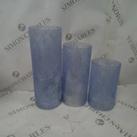HOME REFLECTIONS SET OF 3 PRE-LIT CYLINDERS