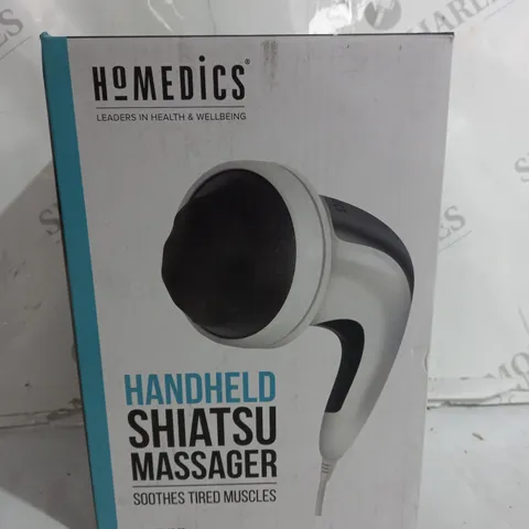 BOXED HOMEDICS HANDHELD SHIATSU MASSAGER