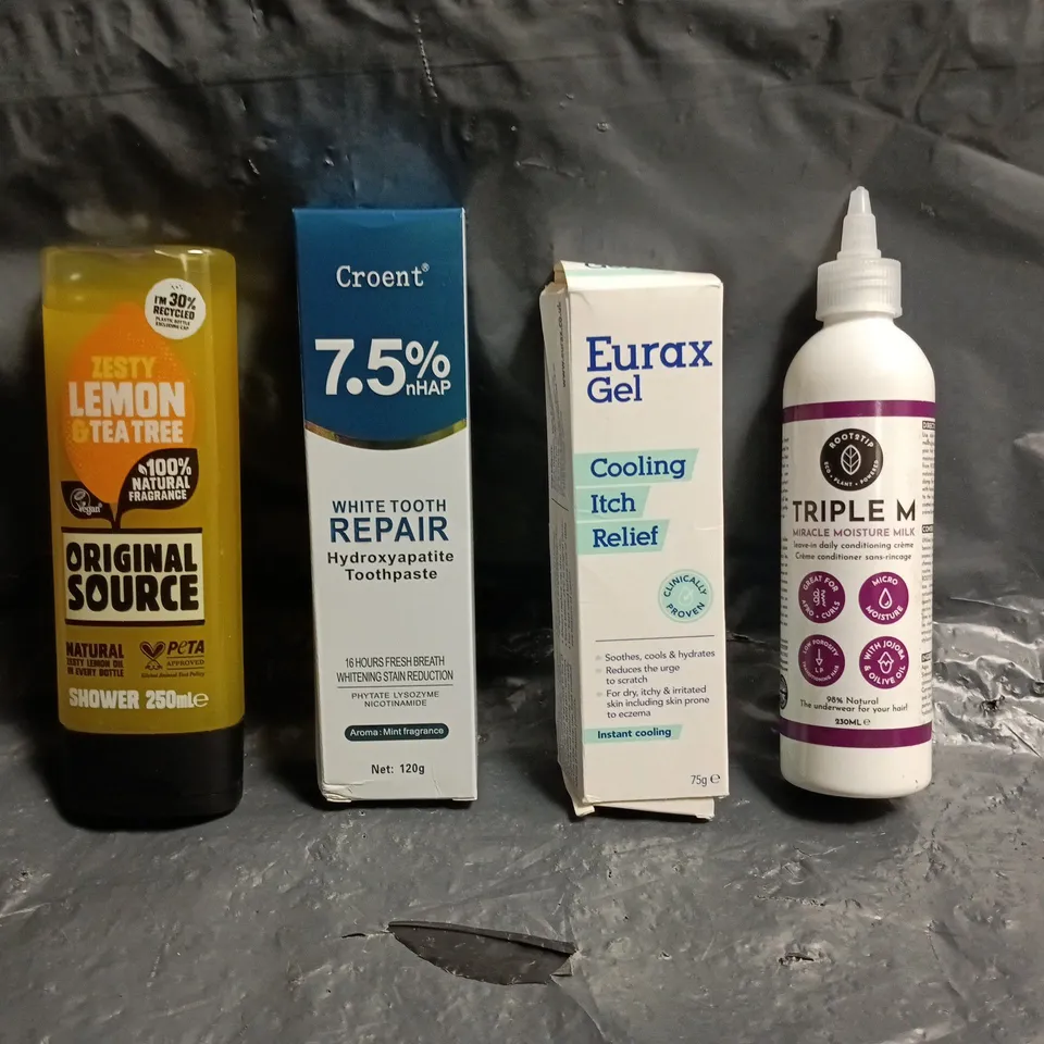 APPROXIMATELY 20 ASSORTED COSMETIC ITEMS TO INCLUDE EURAX, CROENT, ETC - COLLECTION ONLY