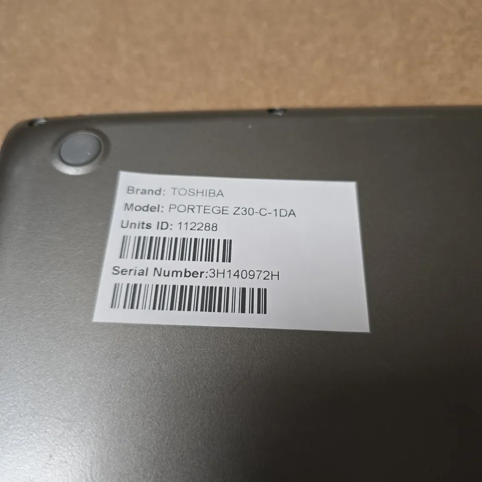 TOSHIBA PORTEGE Z30-C-1DA LAPTOP