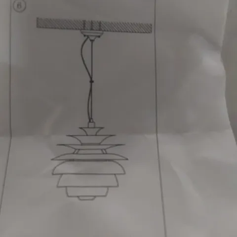 BOXED POUL HENNINGSEN SNOWBALL CEILING LAMP REPLICA - LIGHT GREEN