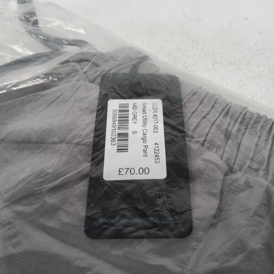 CLOSURE LDN SMART UTILITY CARGO PANT MID GREY SMALL