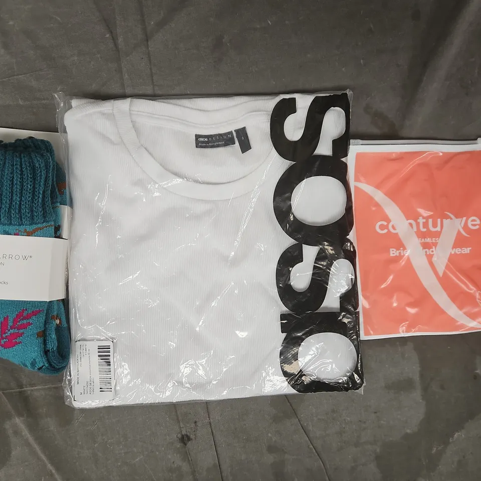 APPROXIMATELY 20 ASSORTED CLOTHING AND FASHION PRODUCTS IN VARIOUS STYLES AND SIZES - COLLECTION ONLY