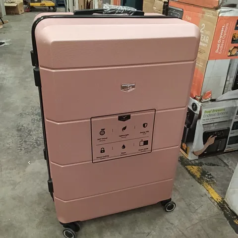 LUGG JETSET TRAVEL SUITCASE - PINK 