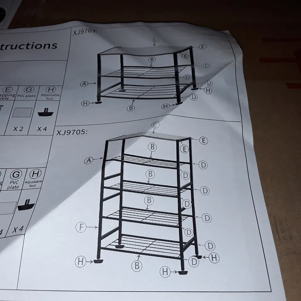 BOXED SHELVING UNIT