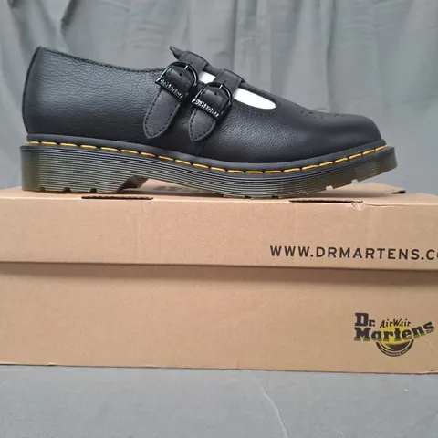 BOXED PAIR OF DR MARTENS 8065 MARY JANE SHOES IN BLACK UK SIZE 8