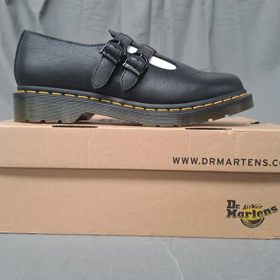 BOXED PAIR OF DR MARTENS 8065 MARY JANE SHOES IN BLACK UK SIZE 8