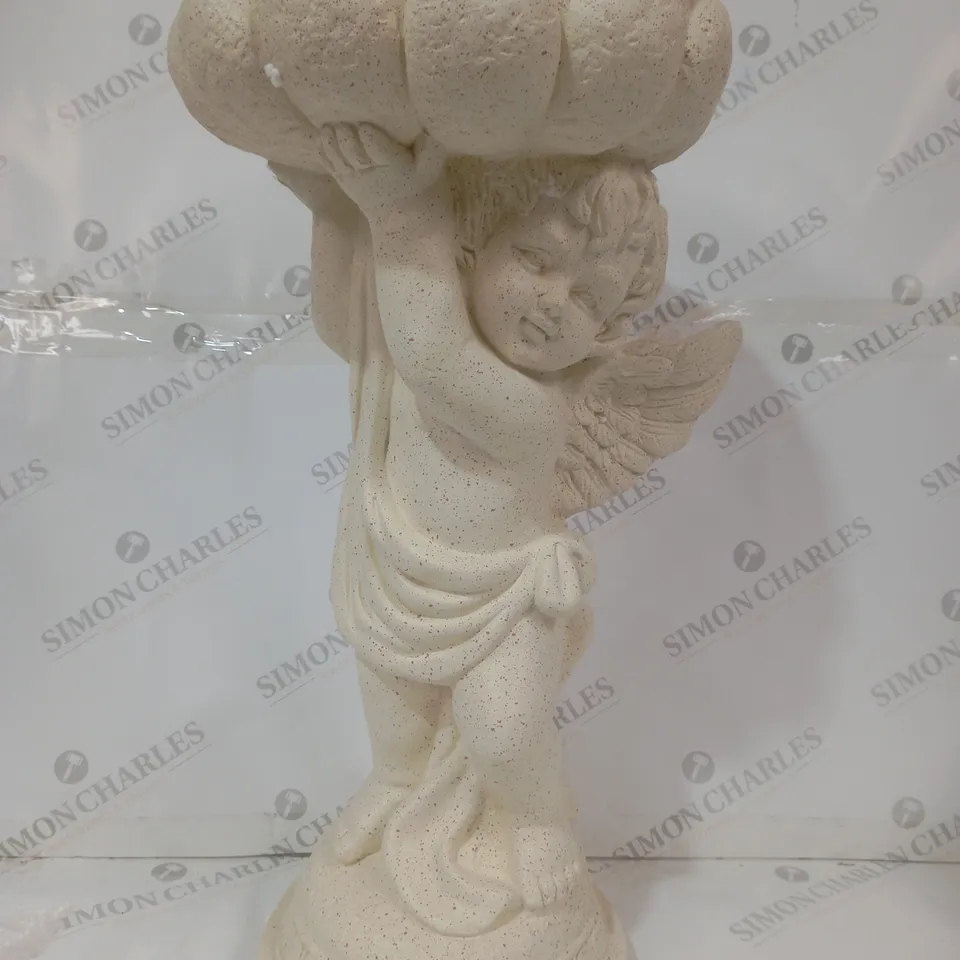 BOXED MY GARDEN STORIES CHERUB SUN DIAL SCULPTURE
