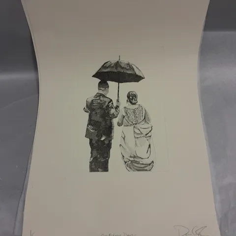 OUR FUTURE DAYS SIGNED LIMITED EDITION PRINT 1/6