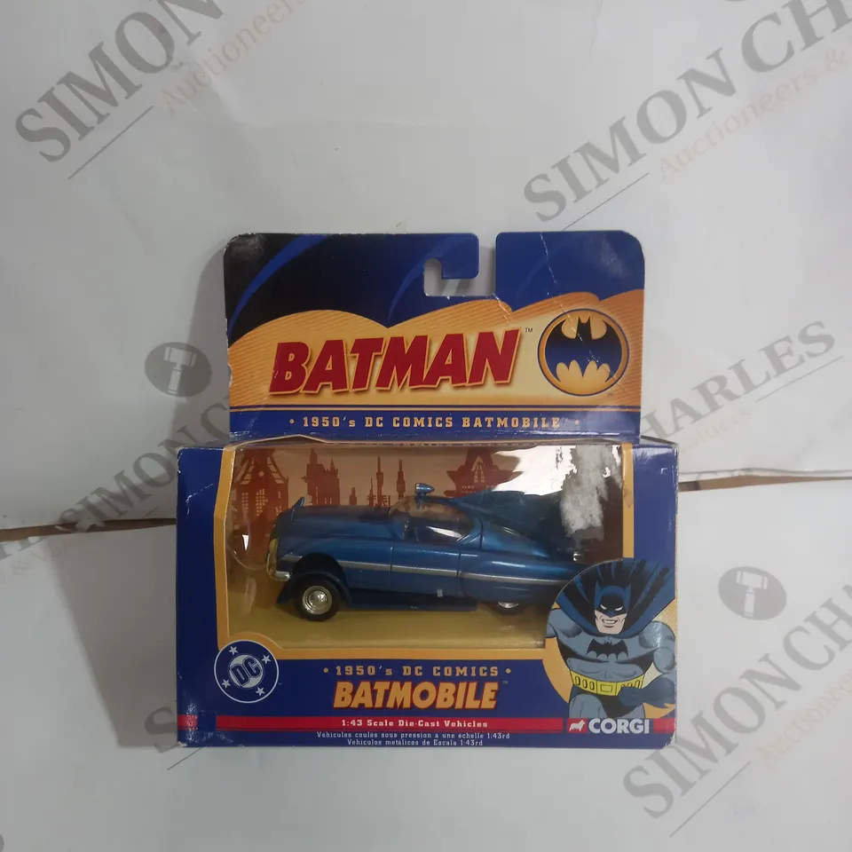 CORGI DC BATMOBILE 1950S DC COMICS BATMOBILE 