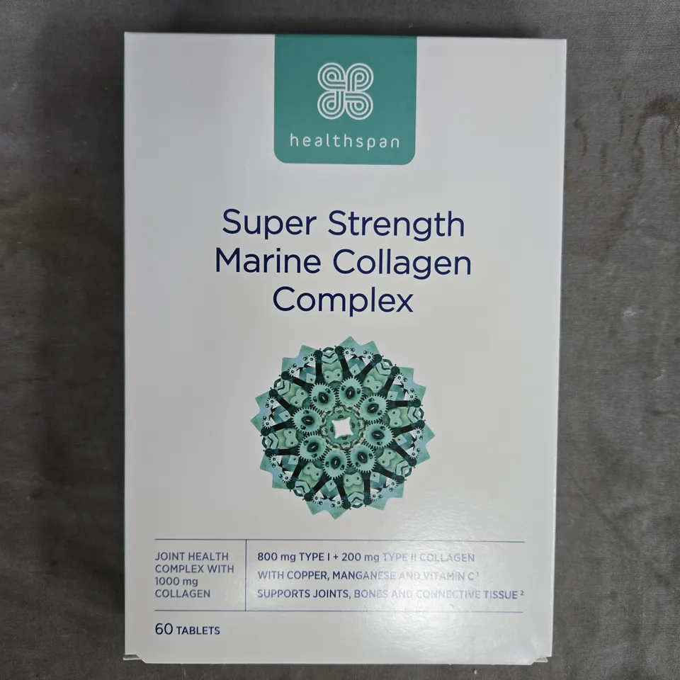 HEALTHSPAN SUPER STRENGTH MARINE COLLAGEN COMPLEX – 60 TABLETS