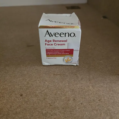 AVEENO AGE RENEWAL FACE CREAM – SENSITIVE SKIN (BOXED)