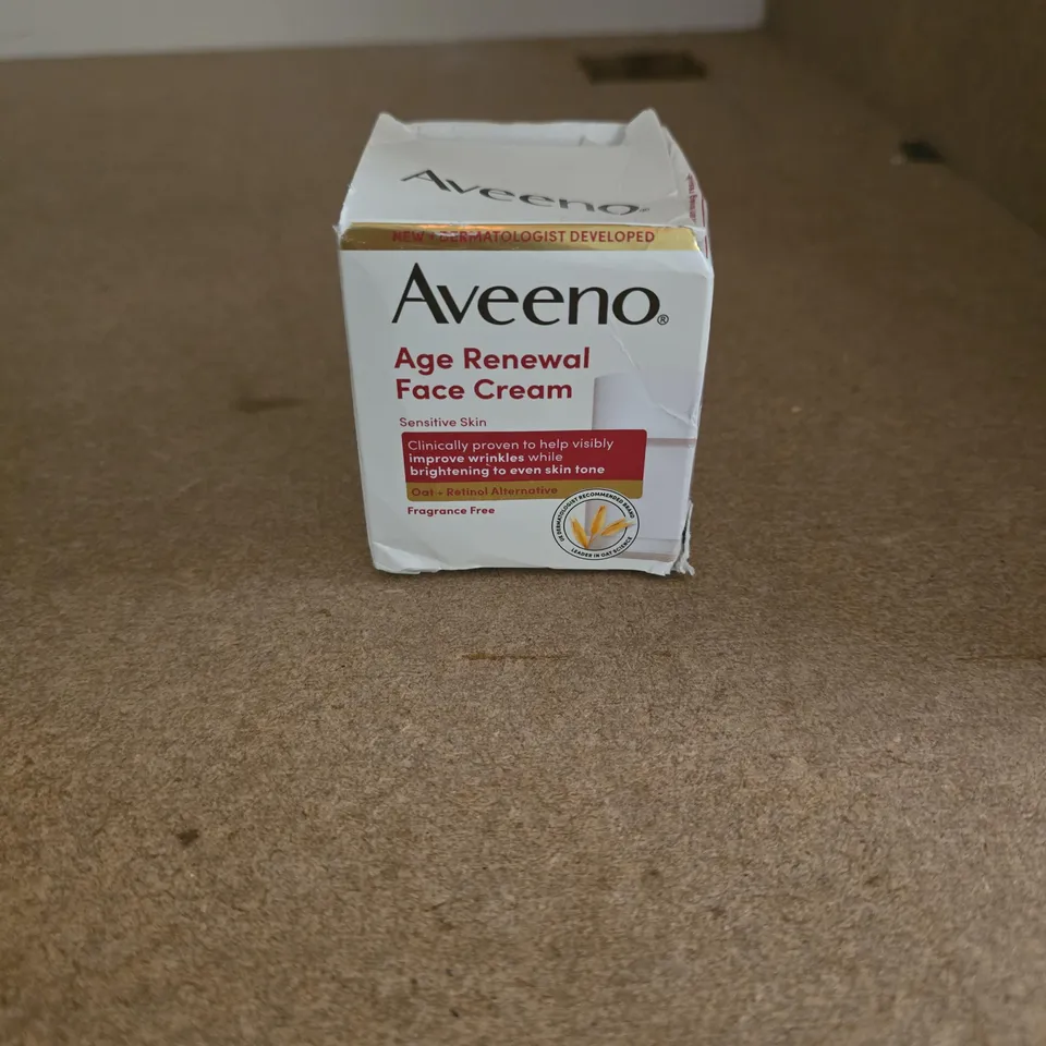 AVEENO AGE RENEWAL FACE CREAM – SENSITIVE SKIN (BOXED)