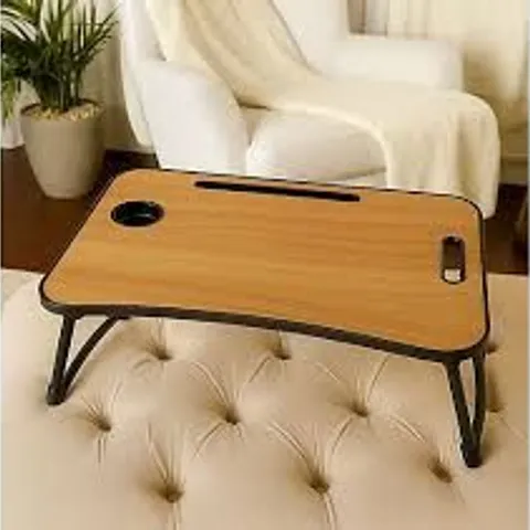 MULTIMEDIA PORTABLE TABLE WITH CUP HOLDER