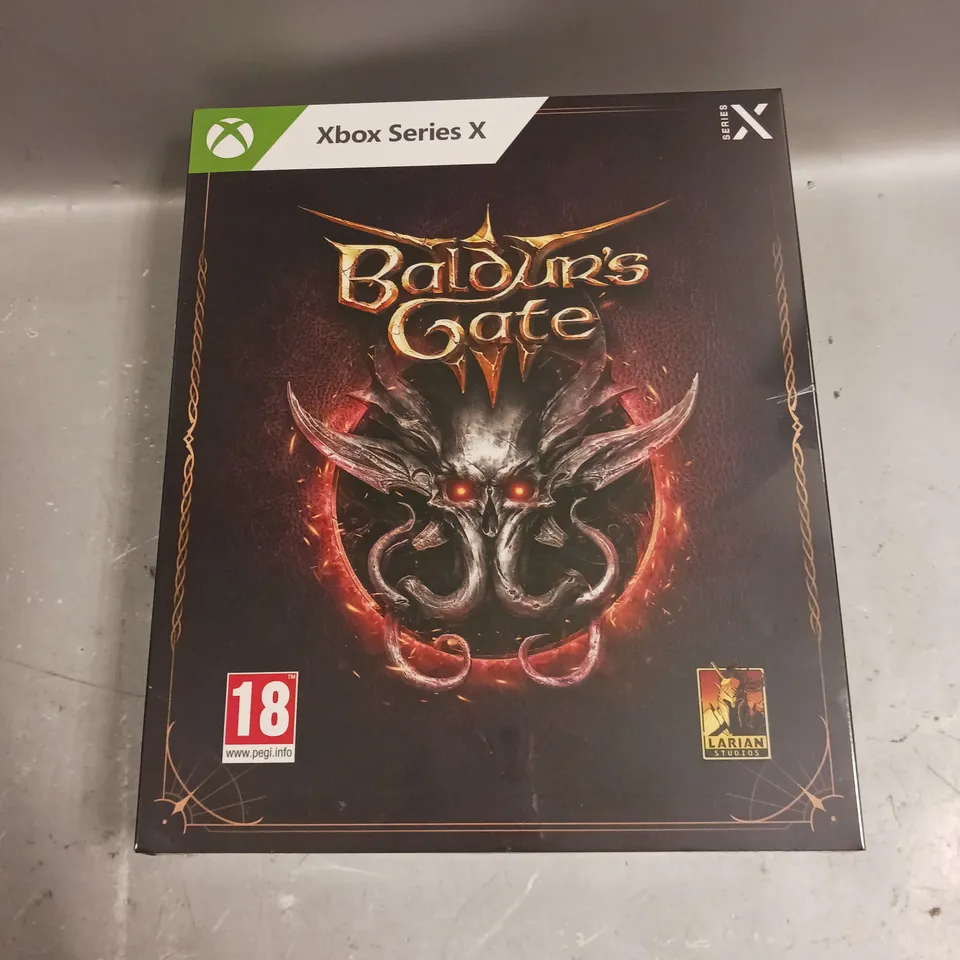 BOXED SEALED BALDUR'S GATE III DELUXE EDITION FOR XBOX SERIES X