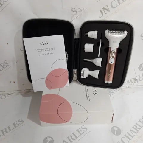 BOXED TILI 5-IN-1 MULTI-FUNCTIONAL HAIR REMOVAL KIT PINK
