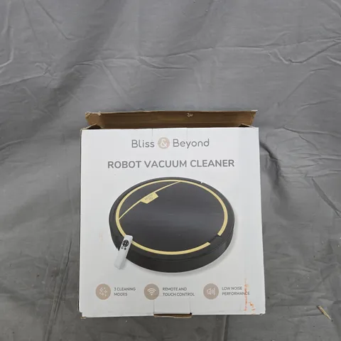 BLISS & BEYOND ROBOT VACUUM CLEANER – BOXED