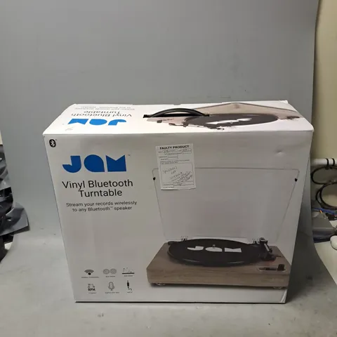 BOXED JAM VINYL BLUETOOTH TURNTABLE