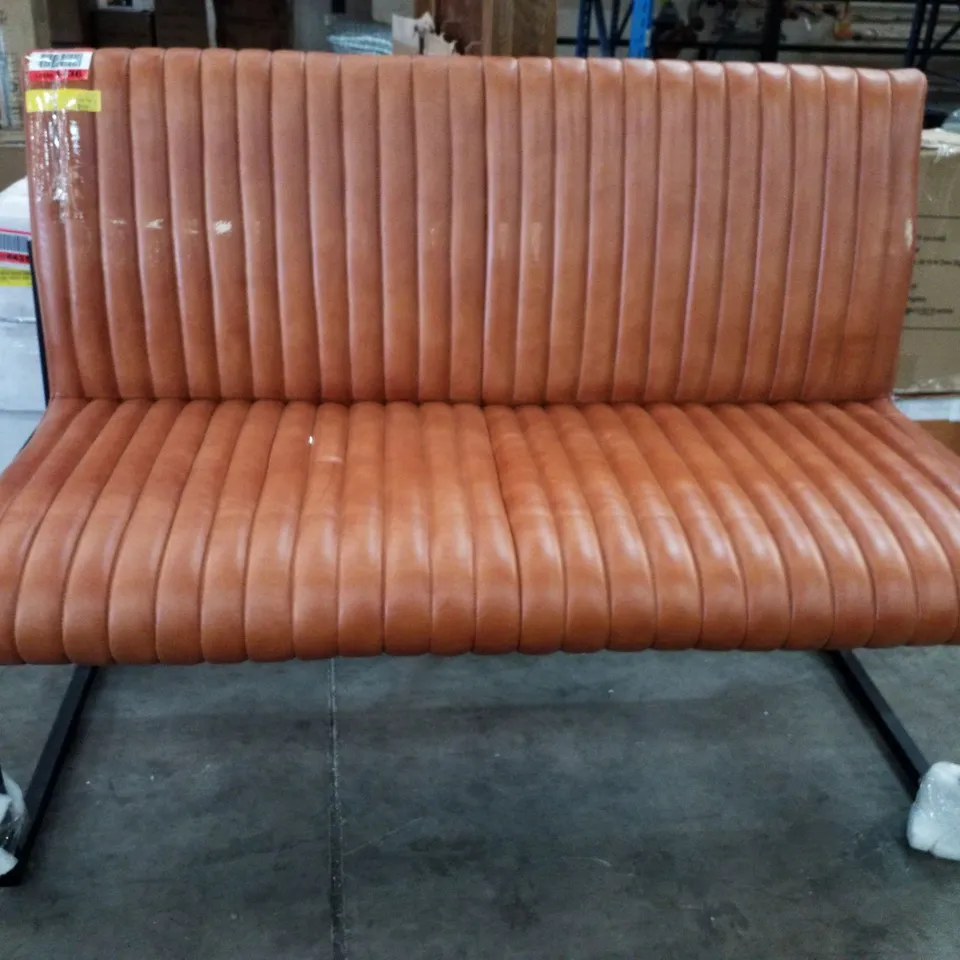 BAR CHADRON GENUINE LEATHER UPHOLSTERED DINING CHAIR