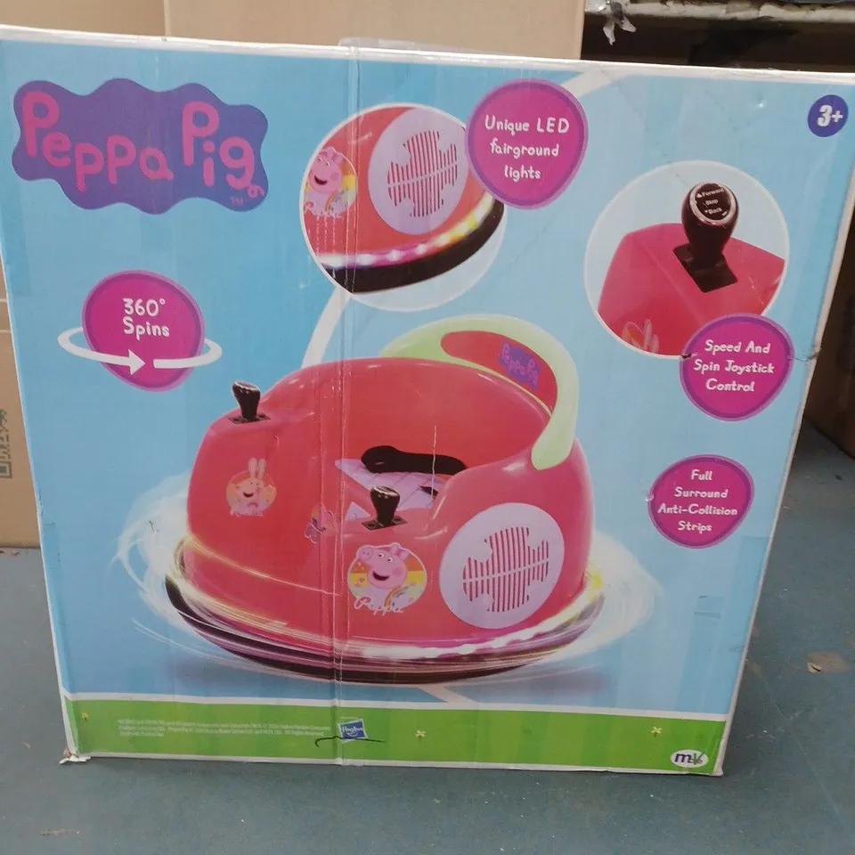 PEPPA PIG 6V ELECTRIC RIDE ON BUMPER CAR - COLLECTION ONLY
