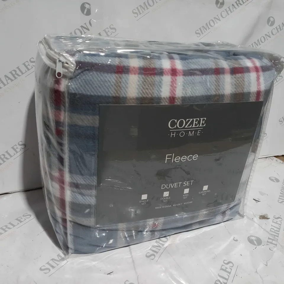 COZEE HOME DUKE BEDDING IN BLUE - KING SIZE