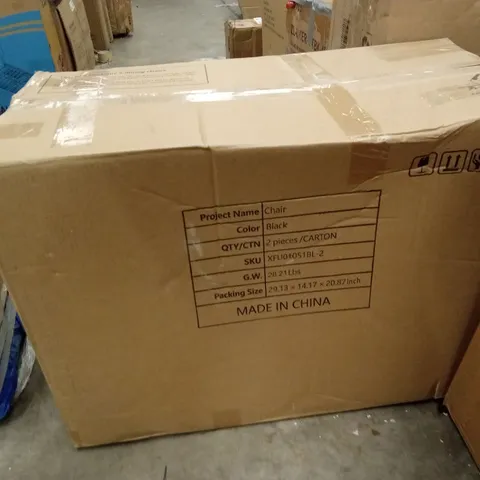 BOXED CHAIR BLACK COLOUR ( 1 BOX)