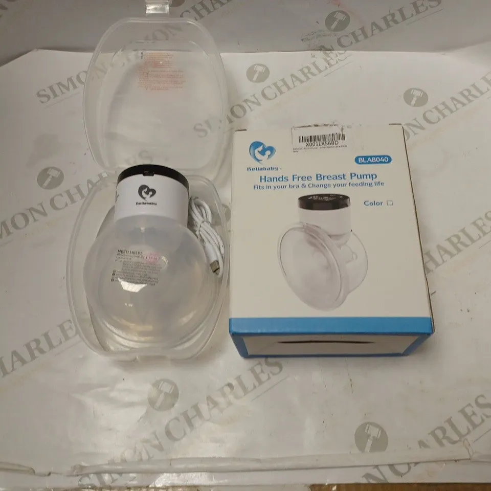 BOXED BELLABABY HANDS FREE BREAST PUMP BLA8040 - WHITE